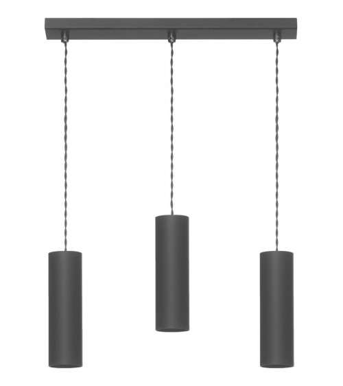 Lampex Lampa wisząca Rollg 3 czarna