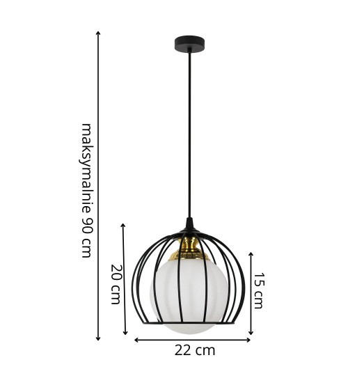 Lampex Lampa wisząca Molino 1